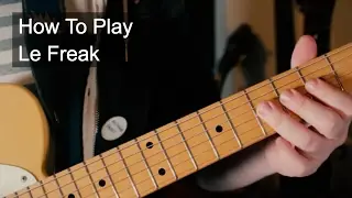Le Freak Chic Guitar Tutorial