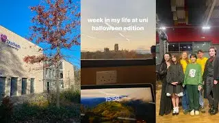 더럼 대학생🇬🇧: productive week in my life as a student at durham university || halloween edition 🎃📚