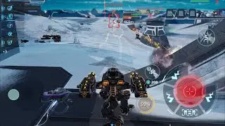 Ultimate Destrier takes over Yamantau with its proton pack | War Robots gameplay