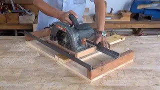 Best DIY Circular Saw Guide Rail Woodworking Ideas