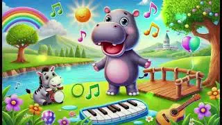 The Hippo&rsquo;s Happy Day | Fun Cartoon Nursery Rhyme for Kids