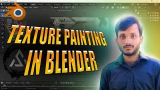 how to add texture and logo image in texture paint mode in blender