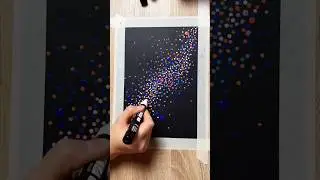 Somehow those dots are now moving #pointillism#markerart #abstractart #artistsonyoutube#arttimelapse