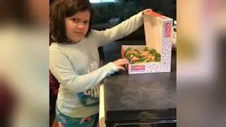 My wife decided to April Fool's our daughter twice.