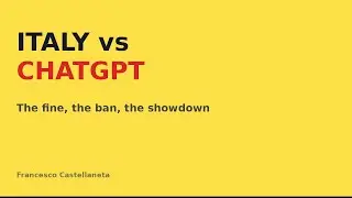 Why Italy SHUT DOWN ChatGPT: The &euro;15 Million Fine, Data Breach, and GDPR Showdown