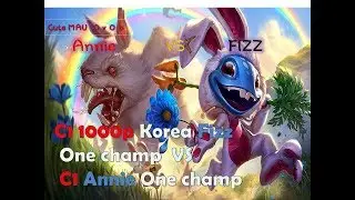 1000 LP Rank 6 Fizz One-trick VS Challenger Annie One-trick [Korean soloQ]