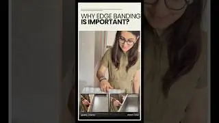 WHY Edge Banding is Important? | Wardrobe Design #home #interior
