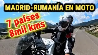 Cruzamos 7 pa&iacute;ses en moto! Viaje Madrid &ndash; Ruman&iacute;a✌🏻🔥