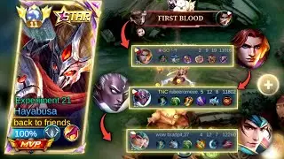 HAYABUSA BEST BUILD TO HARD CARRY YOUR TEAM IN SOLO RANK!! | BEST 1 SHOT BUILD - MLBB