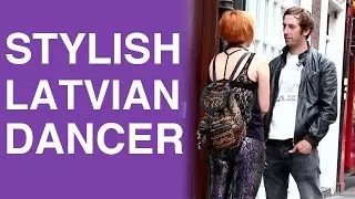 Getting A Stylish Latvian Dancer's Number (Cold Approach Demo) | Johnny Berba