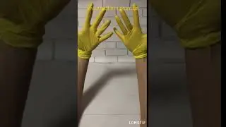 Нитриловые перчатки желтые без пудры 4.0 г/м&sup2; (100шт/уп) STYLE Lemon