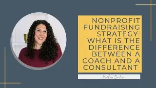 Nonprofit Fundraising Strategy: What is the difference between a coach and a consultant?