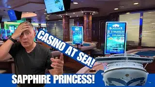 🎰 Jackpots & Ocean Views - Inside the Sapphire Princess Grand Casino