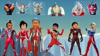wow..!! jarjit kak rose dan opa berubah menjadi ultraman || mencocokkan gambar