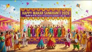 Happy Makar Sankranti 2026 | संक्रांति का ये रंग | Dhol + Choir Festive Anthem | Jay Jay