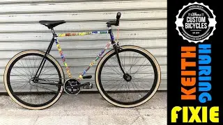 Keith Haring Bike by Athens Custom Bicycles (Full Creation)