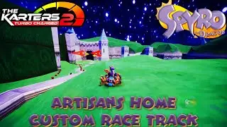 The Karters 2: Turbo Charged: Spyro The Dragon (Retro) Skin Mod & Artisans Home Mod
