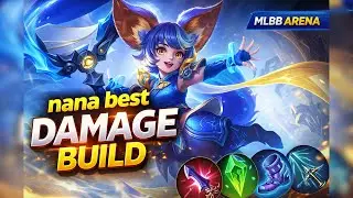 Nana Gameplay And Build Mobile Legend | Nana Damage Build And Emblem #mlbb 