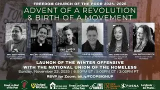 Launch of the Winter Offensive with the National Union of the Homeless