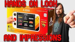 Taking A Look At The Atari Gamestation Go | Hands On And Impressions For A Retro Nostalgia Handheld