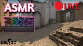 🔴 ASMR Gaming | CS:GO COMPETITIVE KEYBOARD SOUNDS | Whispering Live