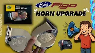Ford Figo Horn Upgrade 🔊| Hella Chrome Trumpet Horns #fordfigo