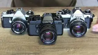 Contax 139 Quartz, Nikon FE, Pentax ME Super...Quale scegliere...Comparazione