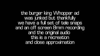 burger king ad telesnap reconstruction