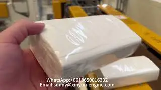 Factory price wide tear opening soft bag facial tissue paper packing machine