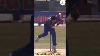 Karan KC bowling 🔥 action #foryou #cricket #ipl #nepalcricket #fyp #shorts #nepalcricketteam