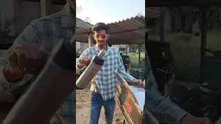 New red rooster exhaust for my himalayan 411 #exhaust #bike #viralvideo #redrooster