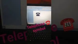 How to make telephone ☎️symbol in ms word#shorts#short#ytshorts#viral#trending#computer