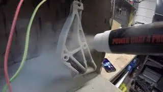 Powder Coating Motor Parts with the Powder coating gun coat 4 pro