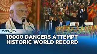 Modi Joins 10000 Dancers in Historic Bagurumba World Record Attempt