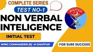Initial Test || Non-Verbal Intelligence Test No 1 (5 - 8)