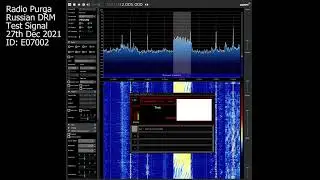 Radio Purga Russia DRM 'Test' Broadcast 12005 kHz ID: E07002