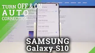 How to Enter Text Correction on Settings Samsung Galaxy S10 &ndash; Block Offensive Words