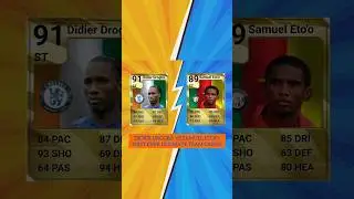 FIRST EVER ULTIMATE TEAM CARDS: DIDIER DROGBA VS SAMUEL ETO'O!