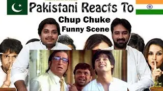 Pakistani Reacts to | best comedy scene of movie chup chupke | Table Top Reactions