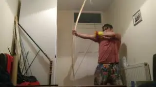 Making a longbow part 10 pull test