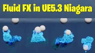 Презентация: создание эффектов жидкости в UE5.3 Niagara