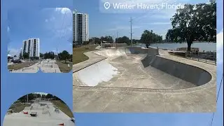 INSANE SKATEPARK IN WINTER HAVEN FL🛹🛴🏝️ #florida #winterhaven #winterhavenfl #skateparks #scooting