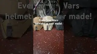 Every Star Wars helmet I've ever made #starwars #3dprinting #cardboard