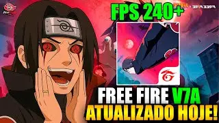 🔥 SAIU AGORA! FREE FIRE V7A ATUALIZADO 2025 🚀 RODA 240FPS+ (DOWNLOAD DIRETO)