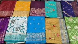 Pure Kosa Silk Saree with different designs | Kosa Silk Saree is live