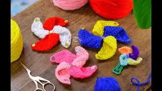 Molinitos de colores ( Técnicas y crochet )