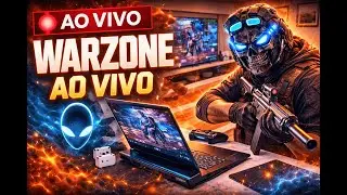 AO VIVO AGORA 🔴 | WARZONE INSANO no Alienware 👽 Setup Monstro + Duo 💥