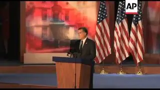 Republican Presidential candidate Mitt Romney gives speech conceding the 2012 presidential election