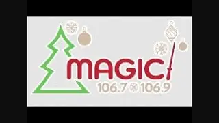WMAJ - Magic 106.7/106.9 - Station ID (10PM): November 29, 2024
