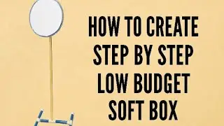 How to Make a Low Budget Softbox Light at Home | Step by Step DIY Studio Light Tutorial 